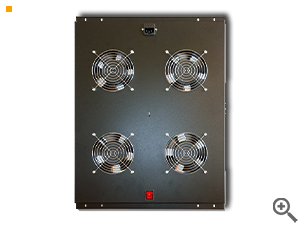 Блок вентиляторов (4шт) для установки в напольный шкаф серии RF глубиной 800мм | RA.W.0804.002